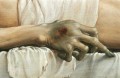 Hans Holbein: Tělo mrtvého Krista v hrobě - detail, volná licence, wikimedia.org